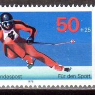 Bund 1978 Mi. 958 * * Sporthilfe Postfrisch (br1753)