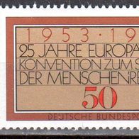 Bund 1978 Mi. 979 * * Menschenrechte Postfrisch (br1779)