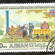 Ajman - Adschman 1971 - Eisenbahn Mi.-Nr. 1197 gest. (754)