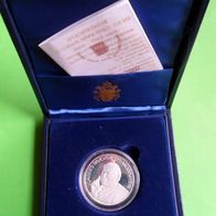 Vatikan 2002 10 Euro Silber PP Papst Joh. Paul II * *