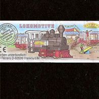 Ü - Ei Beipackzettel Zug des Zirkus Rivetti - rot 622 915