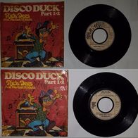 Rick Dees And His Cast Of Idiots – Disco Duck Part 1 + 2 7", Single, 45 RPM, Vinyl
