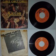 Sailor – Girls, Girls, Girls / Jacaranda 7", Single, 45 RPM, Vinyl