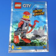 Lego City Minifigur Limited Edition TAUCHER in Polybag Neu-OVP Limited Edition 