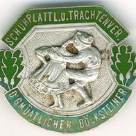 Schuplattler Trachten Verein Brosche Abzeichen Pin :