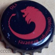 Ol´s Oldenburger Brauerei Bier Kronkorken 2015 Micro Kronenkorken in schwarz mit Löwe