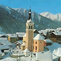 A 9942 Obertillach Winterpanorama um 1979
