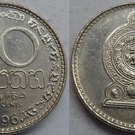 Sri Lanka 50 Cents 1996 ## B13