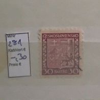 Tschechoslowakei MiNr. 281 gestempelt M€ 0,30 #F87e