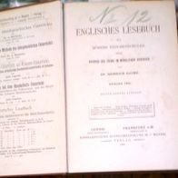 Englisches Lesebuch von 1892