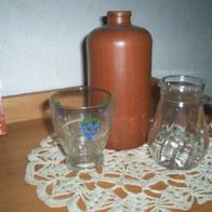 Jugendstil + Weinglas + 3 Teile + Speicherfund !! + um 1900