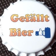 Gefällt Bier Brauerei Hütten Kronkorken neu 2017 Kronenkorken promotion in unbenutzt