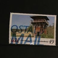 Ostalb Mail Marke Limeswachtturm Lorch gestempelt #F104a