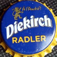 Diekirch Radler orange !! Brauerei Bier Kronkorken Luxemburg 2017 neu in unbenutzt