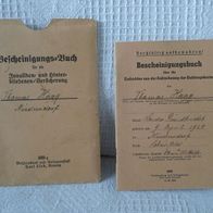 Bescheinigungs-Buch f. d. Invaliden- u. Hinterbliebenen - Vers., ab 1942 (M#)