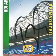 Match Attax 14/15 - 136 - HDI Arena - Heimvorteil - signiert Tayfun Korkut