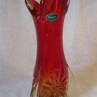 Massive Murano-Glas Vase mit sehr schöner Reliefoberfläche
