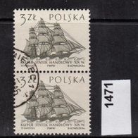 Polen Mi. Nr. 1471 Segelschiffe 2-fach o <