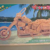 Harley Davidson Motorcycle Holzbausatz Wooden Toy Kit NEU OVP