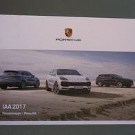Pressemappe Press Kit Porsche IAA 2017 Frankfurt Motorshow