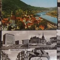 Ansichtskarten von Königstein und Rostock