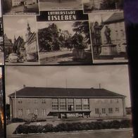 Ansichtskarten von Eisleben und Wolfen Bahnhof