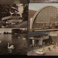 Ansichtskarten vom Wörlitzer Park und Berlin-Alexanderplatz
