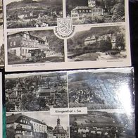 Ansichtskarten von Bad Blankenburg und Klingenthal