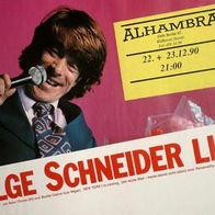 Plakat Poster A1 Helge Schneider live Berlin 1990 rar