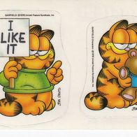 Panini 1978 Garfield Nr 128 A + B