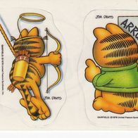 Panini 1978 Garfield Nr 130 A + B