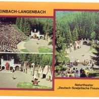 AK DDR Steinbach-Langenbach Naturtheater DSF 19.7.1982