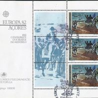 Azoren Portugal Block 3 gestempelt Europa 1980
