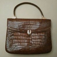 Krokodilhandtasche Krokodilleder