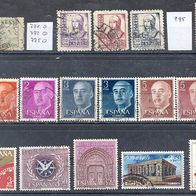 Briefmarken Spanien 1937 - 1970