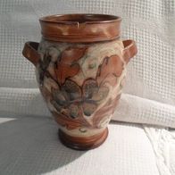 Blumenvase, braunton mit 2 Henkel (M#)