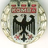 KOMBA Unbekannte Abzeichen Anstecknadel Pin :