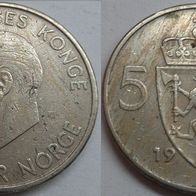 Norwegen 5 Kroner 1965 ## B