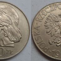 Polen 10 Zlotych 1969 (Tadeusz Kosciuszko) ## E