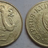 Zypern 2 Cent 1991 ## Ga5