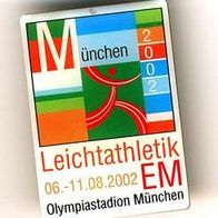 Leichtatletik EM München Anstecker Pin Ansteckpin :