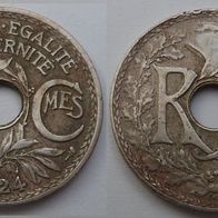 Frankreich 25 Centimes 1924 ## Kof3