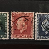 Griechenland MiNr. 390-392 gestempelt M€ 1,30 #F147f