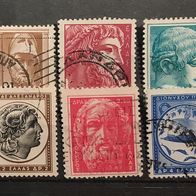 Griechenland MiNr. 625-630 griechische Kunst gestempelt M€ 2,20 #368