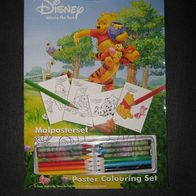 NEU Malposter - Set Winnie the Pooh mit Malstifte (1117) ab 3 Jahre? (01)