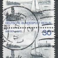 BERLIN # 529 Havel Segelboot 17.1.1977 Paar