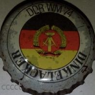 Dinkelacker Fussball WM´74 Brauerei Bier Kronkorken Kronenkorken alte 1974 Serie DDR