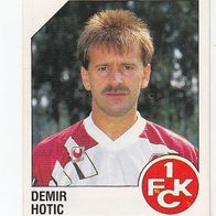 Panini Fussball 1993 Demir Hotic 1. FC Kaiserslautern Nr 129