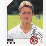 Panini Fussball 1993 Henri Fuchs 1. FC Köln Nr 171