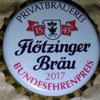 Flötzinger Bräu Bundesehrenpreis 2017 Bier Brauerei Kronkorken Serie neu in unbenutzt